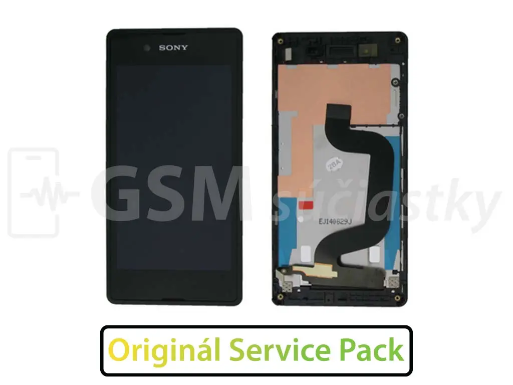 Sony D2203 Xperia E3 LCD displej + dotykové sklo a rám Originál