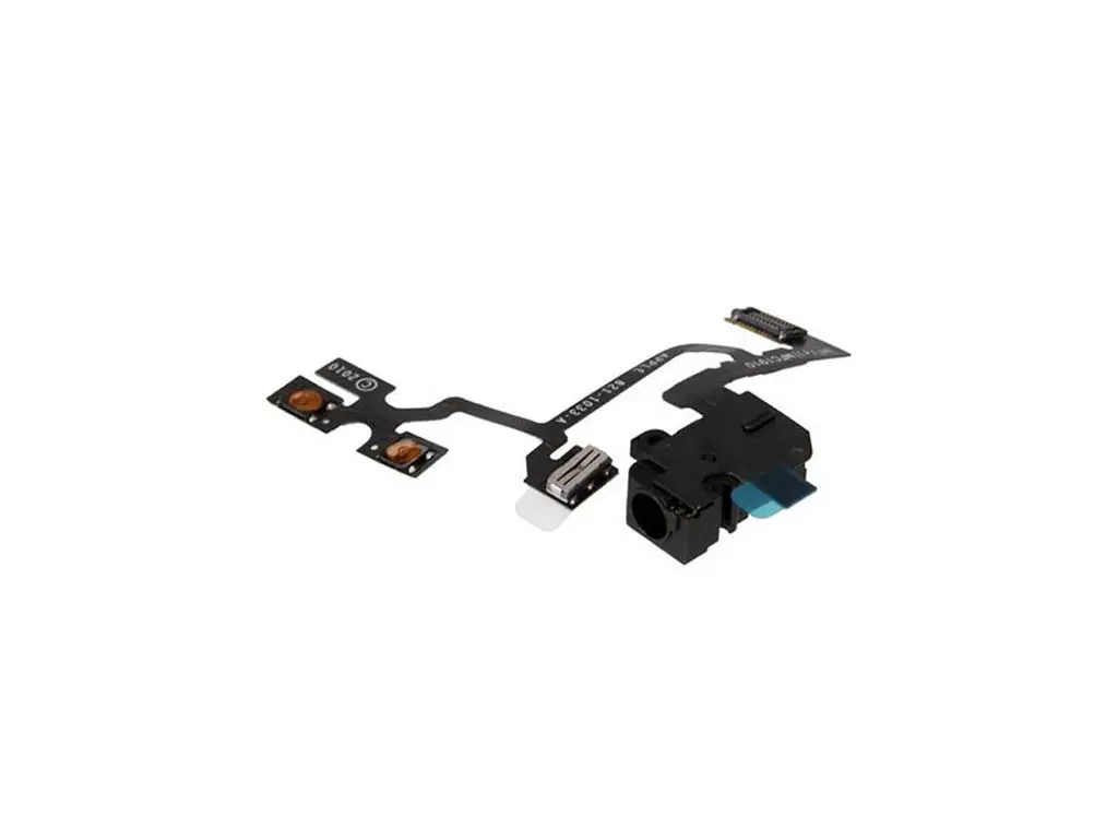 Flex kabel volume iPhone 4 hlasitosti a audio jack konektoru černý