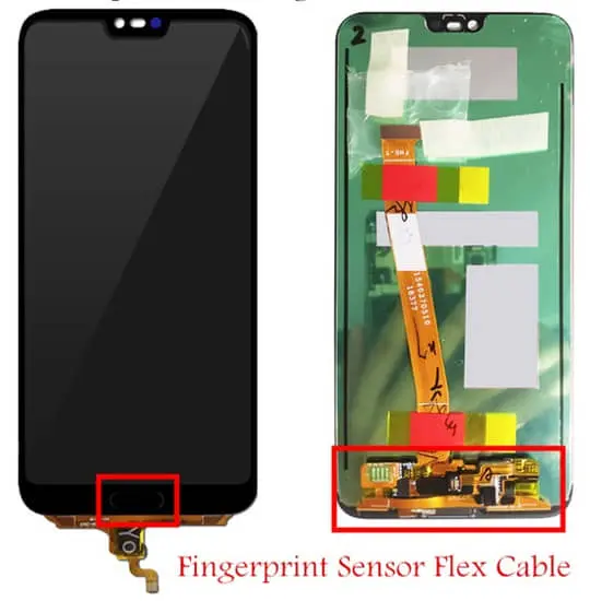 LCD displej + Dotykové sklo Huawei Honor 10 + fingerprint