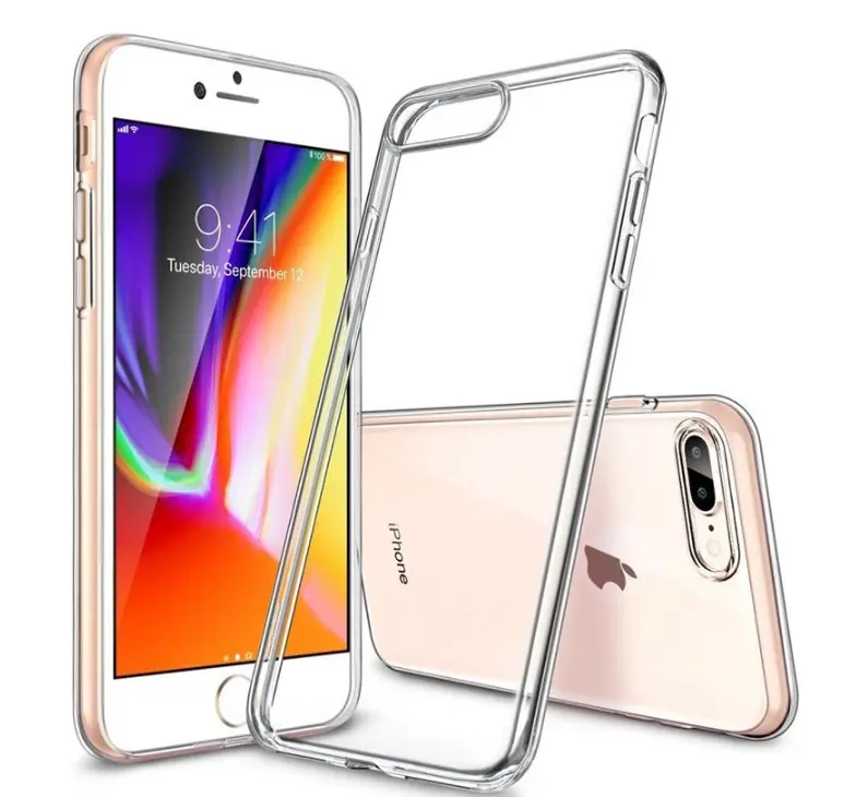 Průhledné silikonové pouzdro iPhone 7 Plus, 8 Plus