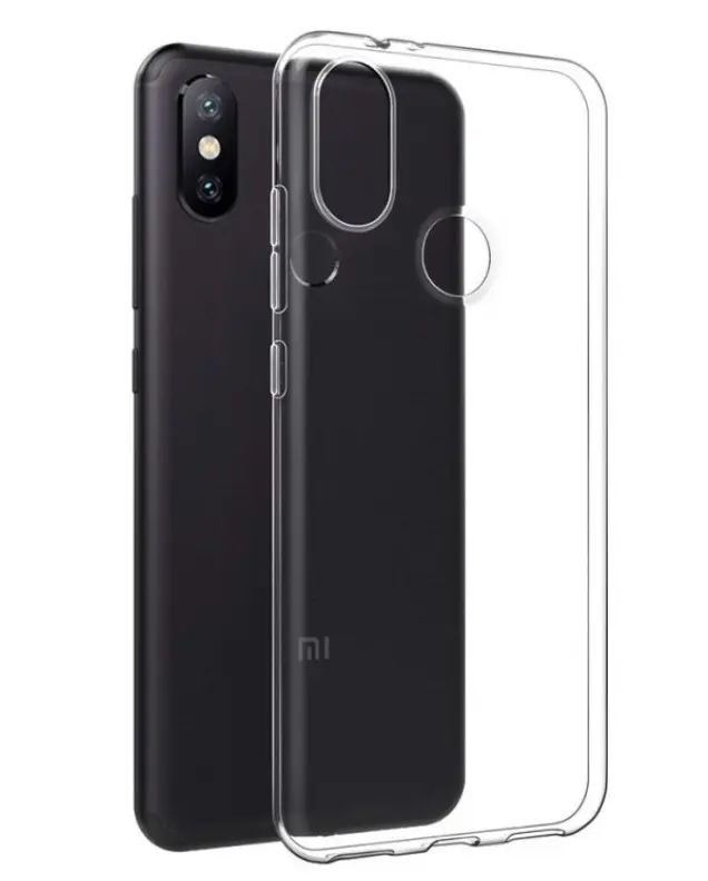 Průhledné silikonové pouzdro Xiaomi Mi A2 Lite, Redmi 6 Pro