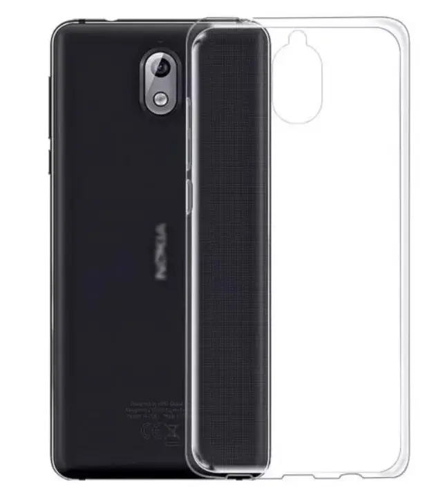 Průhledné silikonové pouzdro Nokia 3.1