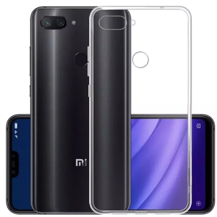 Průhledné silikonové pouzdro Xiaomi Mi8 Lite