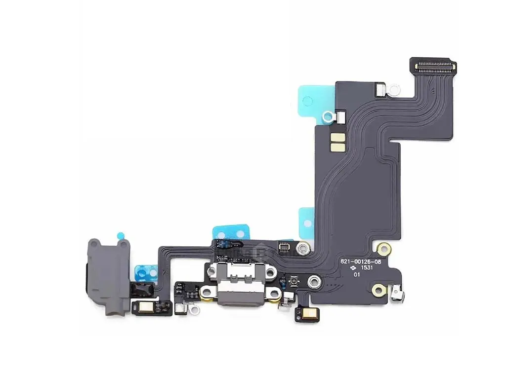 Flex kabel nabíjení iPhone 6S Plus nabíjecí konektor, mikrofon černý