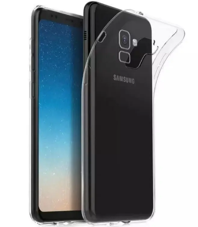 Průhledné silikonové pouzdro Samsung A730 Galaxy A8 Plus 2018