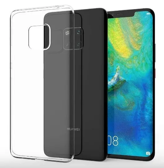 Průhledné silikonové pouzdro Huawei Mate 20 Pro