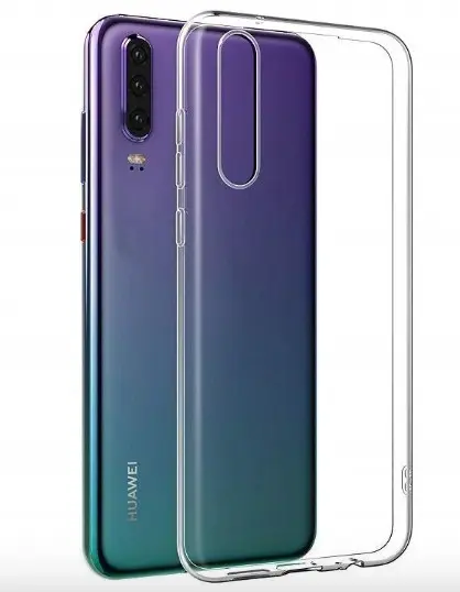 Průhledné silikonové pouzdro Huawei P30