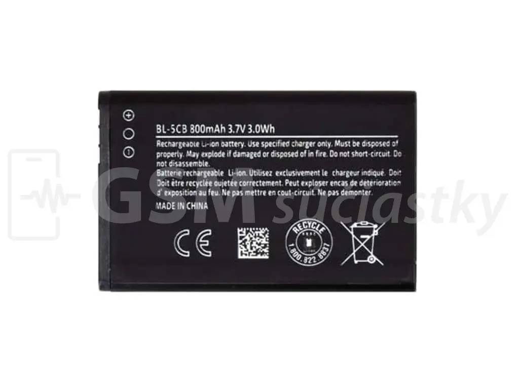 Baterie Nokia 101, 1616, 1800 BL 5CB