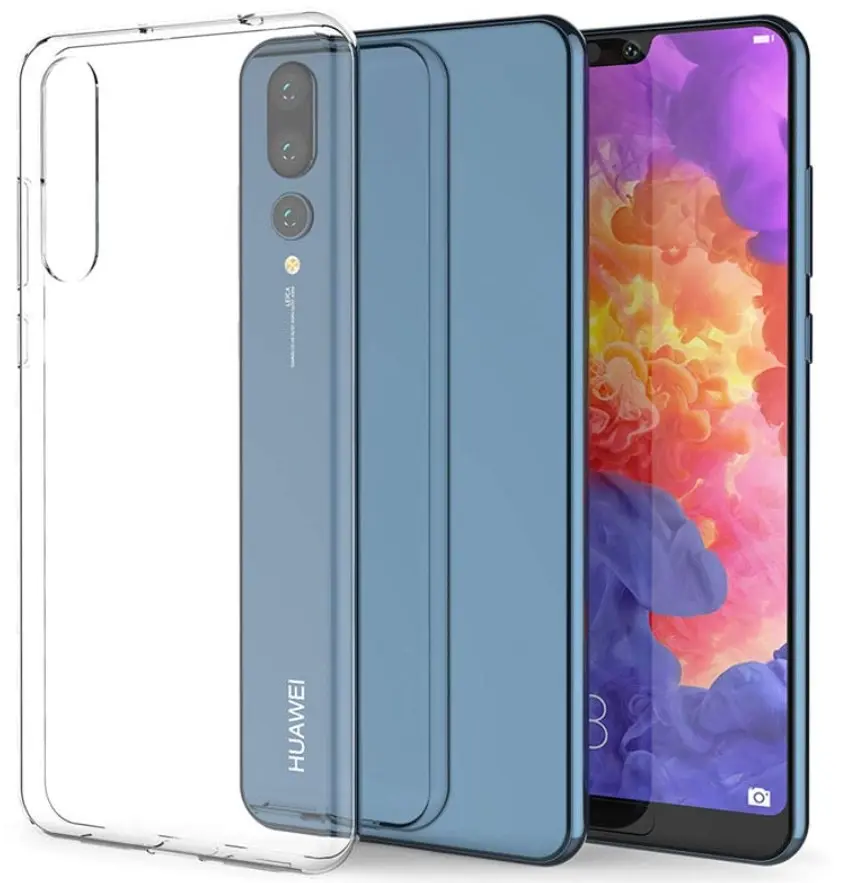 Průhledné silikonové pouzdro Huawei P20 Pro