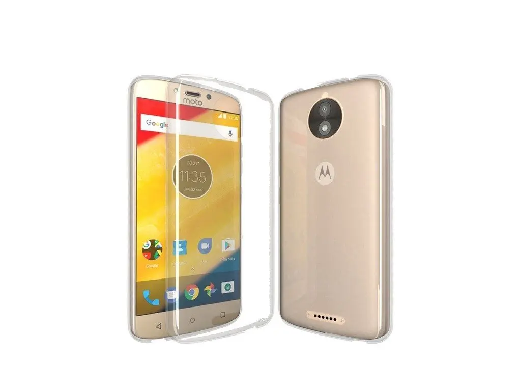 Průhledné silikonové pouzdro Motorola Moto C