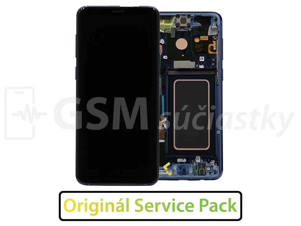 Samsung G965F Galaxy S9 Plus LCD displej + Dotykové sklo a Rám Originál