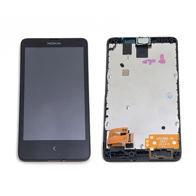 LCD displej Nokia X – dotyková plocha