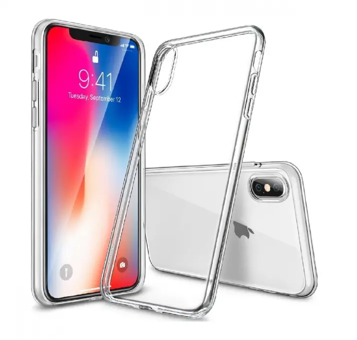Průhledné silikonové pouzdro iPhone XS MAX