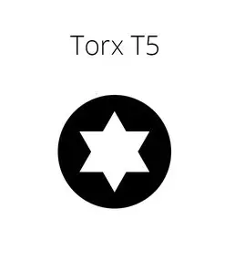 Šroubovák torx T5 pro malou elektroniku