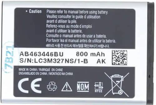 Baterie Samsung E1080, E1200, E250 AB463446BE