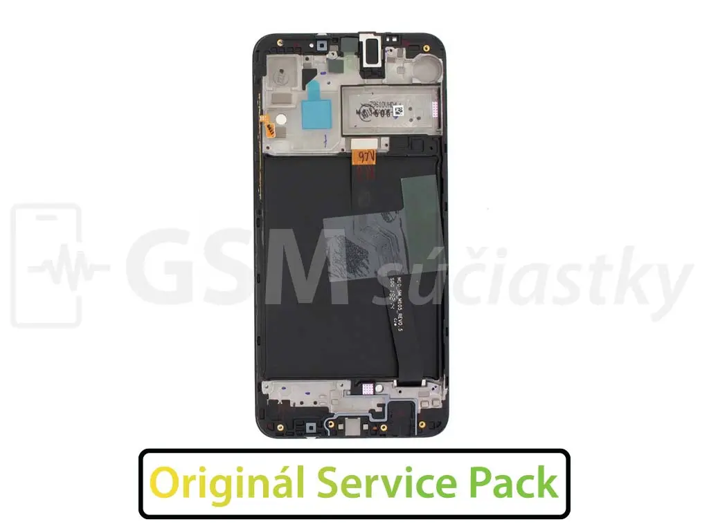 Samsung M105 Galaxy M10 LCD displej + Dotykové sklo a Rám Originál