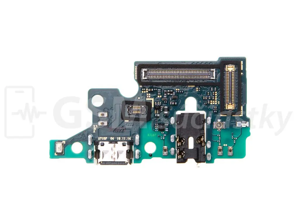 Deska nabíjení Samsung A715F Galaxy A71 nabíjecí konektor, mikrofon