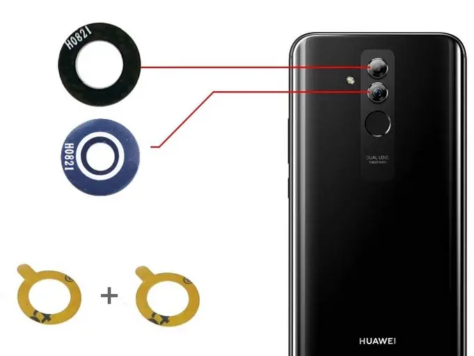 Sklíčko zadní kamery Huawei Mate 20 Lite