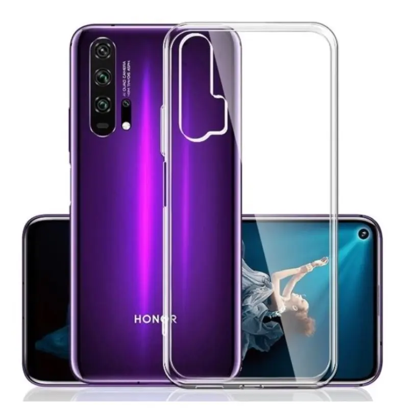 Průhledné silikonové pouzdro Huawei Honor 20, Nova 5T