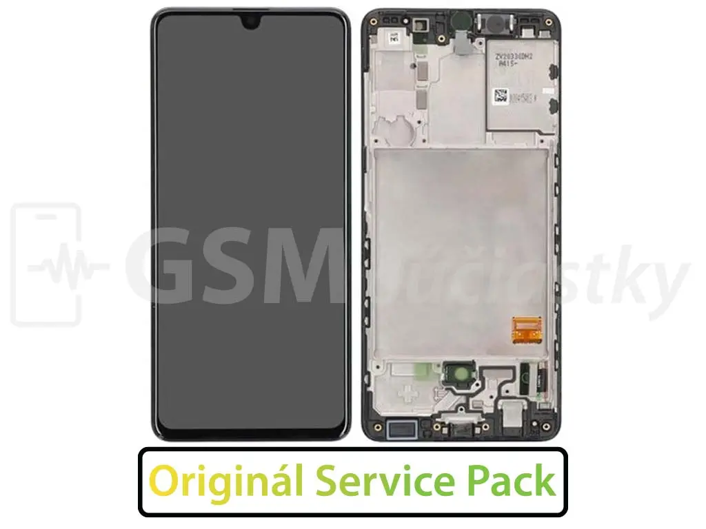 Samsung A415 Galaxy A41 LCD displej + Dotykové sklo a Rám Originál