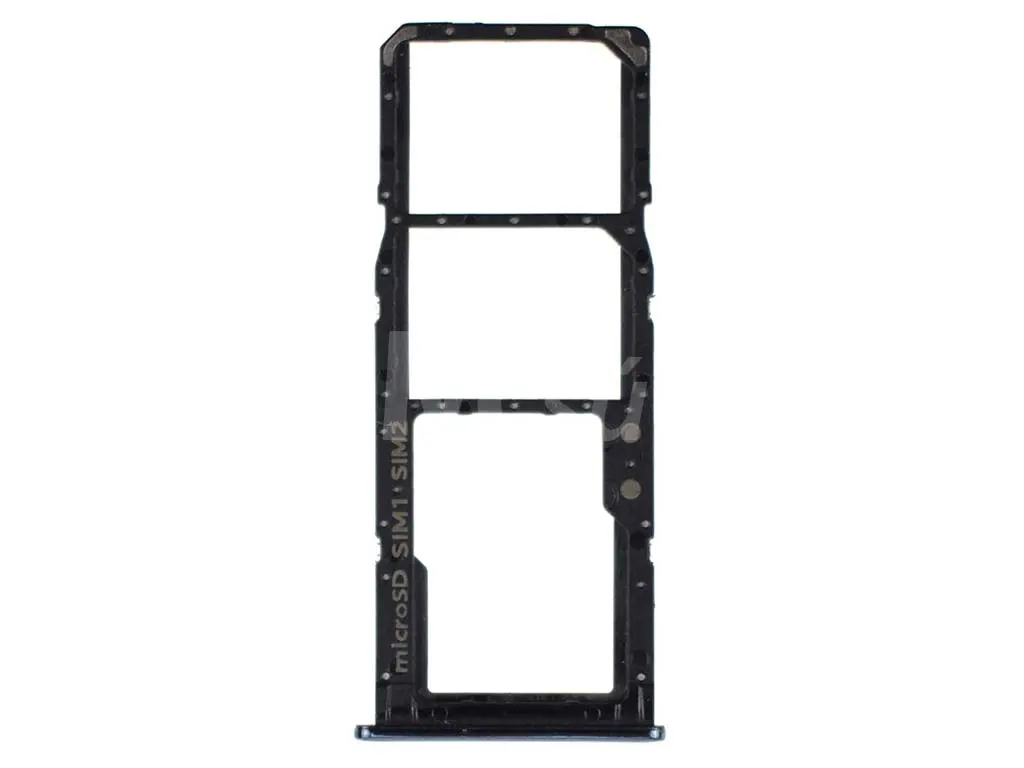 Držák SIM karty a SD karty Samsung , A515F, A715F Galaxy A51, A71 černý