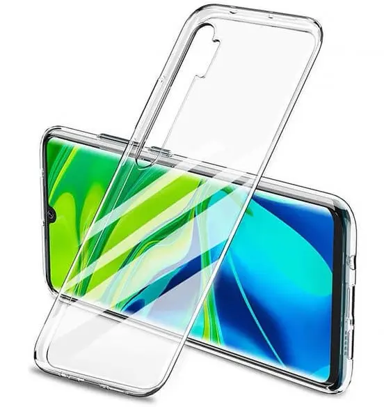 Průhledné silikonové pouzdro Xiaomi Mi Note 10 Lite