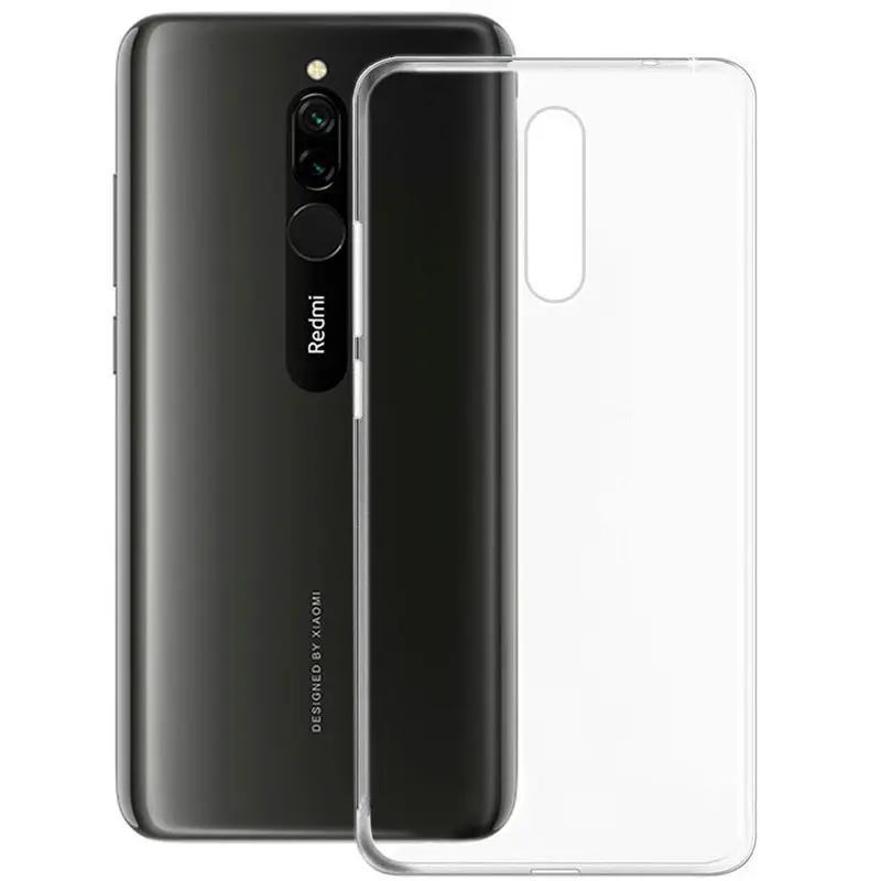 Průhledné silikonové pouzdro Xiaomi Redmi 8, Redmi 8A