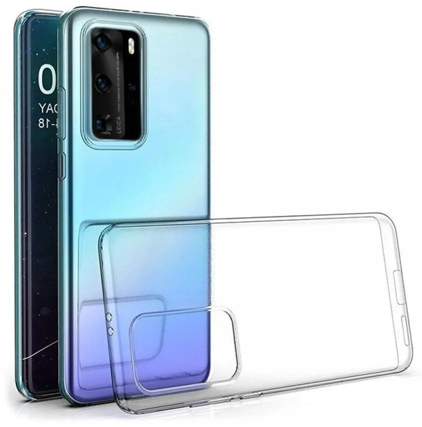 Průhledné silikonové pouzdro Huawei P40 Pro