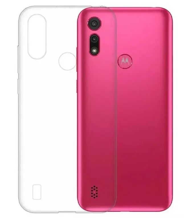 Průhledné silikonové pouzdro Motorola Moto E6i, E6s