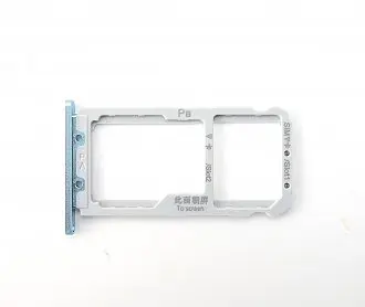 Držák SIM karty a SD karty Huawei Nova 3 modrý