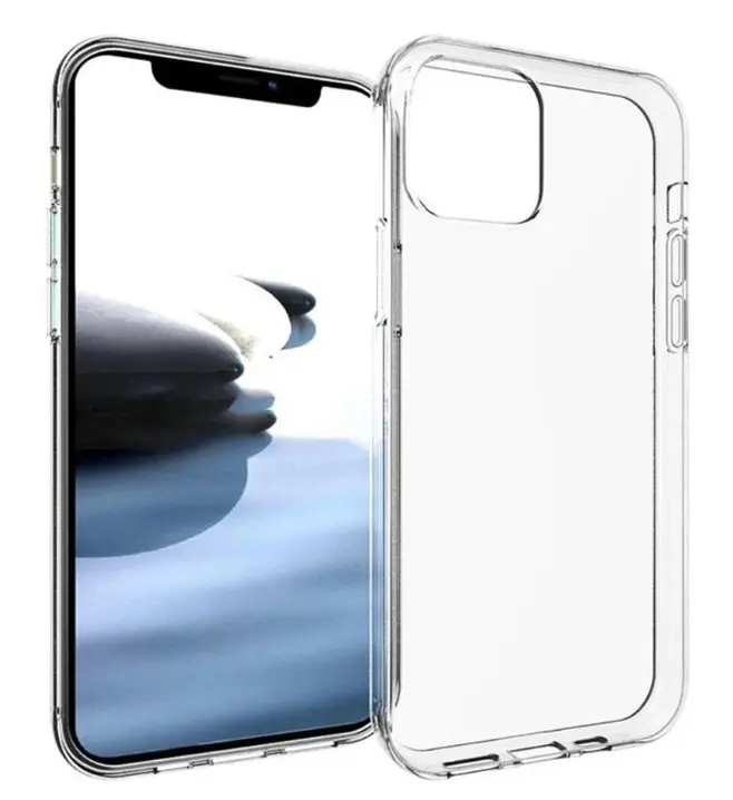 Průhledné silikonové pouzdro iPhone 12 Pro MAX