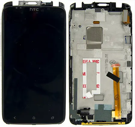 LCD displej HTC ONE X – dotykové sklo a rám