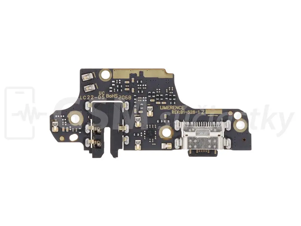 PCB deska nabíjení Xiaomi Redmi Note 9S, Note 9 Pro nabíjecí konektor, mikrofon