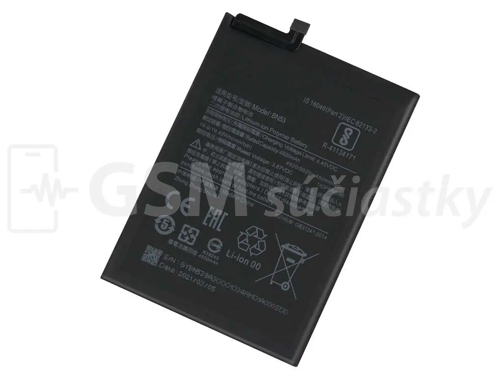 Baterie Xiaomi Redmi Note 9 Pro BN53