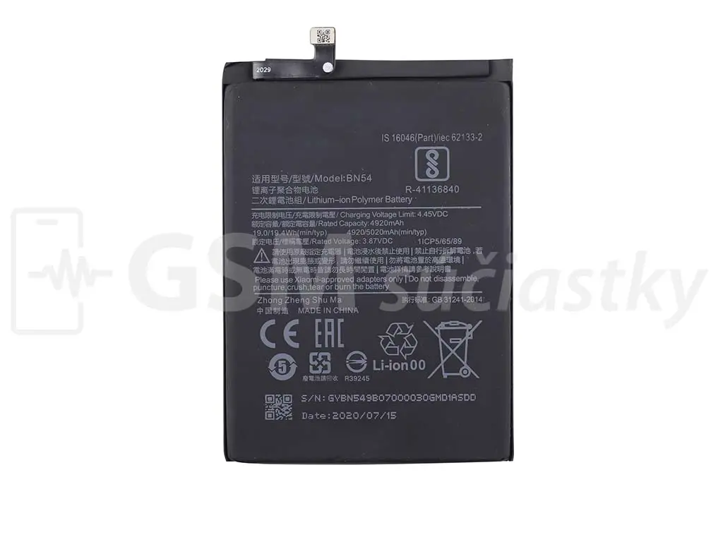 Baterie Xiaomi Redmi Note 9, Redmi 9 BN54 OEM