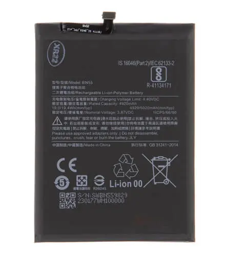 Baterie Xiaomi Redmi Note 9s BN55