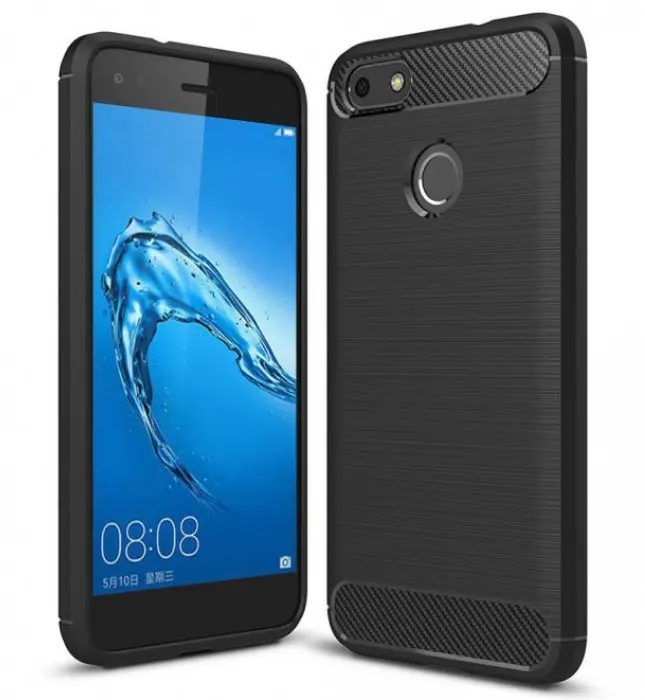 Karbonové pouzdro Huawei P9 Lite 2017