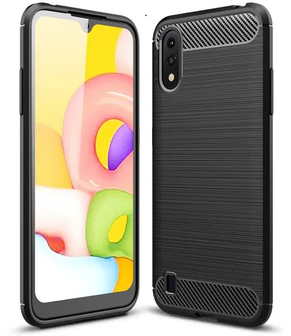 Karbonové pouzdro Samsung Galaxy A01, A015