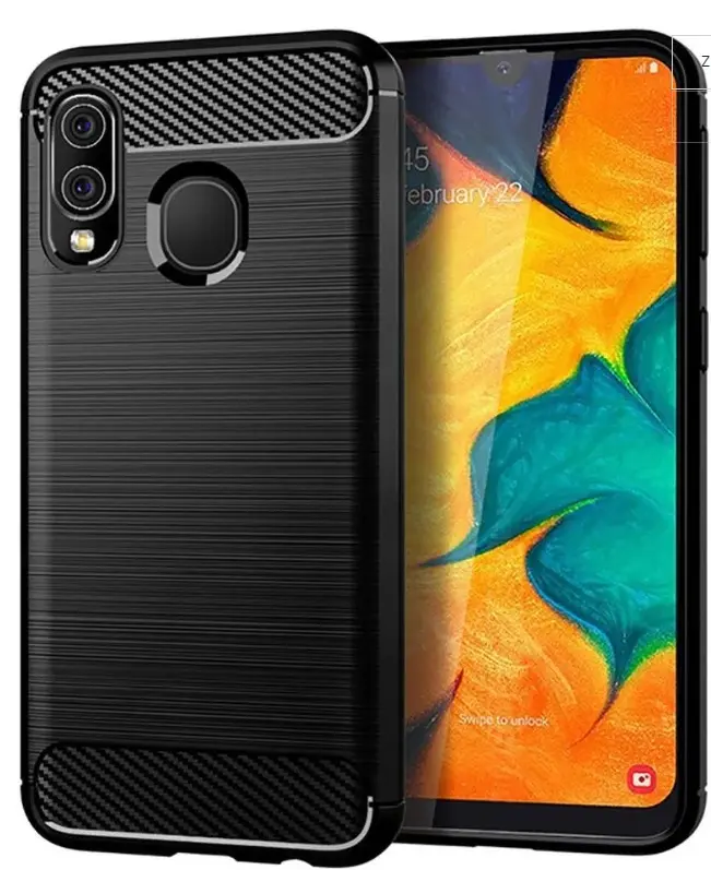 Karbonové pouzdro Samsung Galaxy A40, A405
