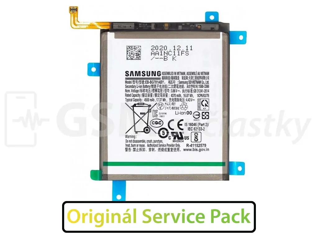 Baterie Samsung Galaxy A52, A52s, S20 FE EB BG781ABU