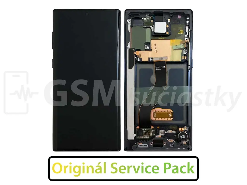 Samsung N970F Galaxy Note 10 LCD displej + Dotykové sklo a Rám Originál
