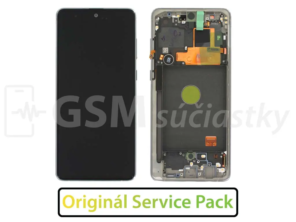 Samsung N770 Galaxy Note 10 Lite LCD displej + Dotykové sklo a Rám Originál