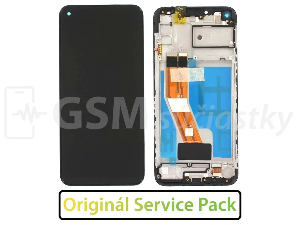 Samsung M115 Galaxy M11 LCD displej + Dotykové sklo a Rám Originál
