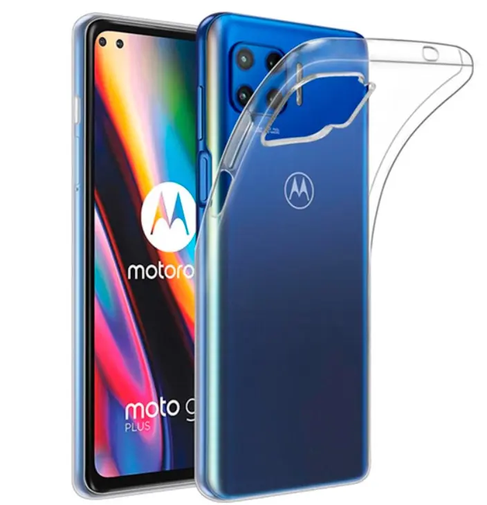 Průhledné silikonové pouzdro Motorola Moto G 5G Plus