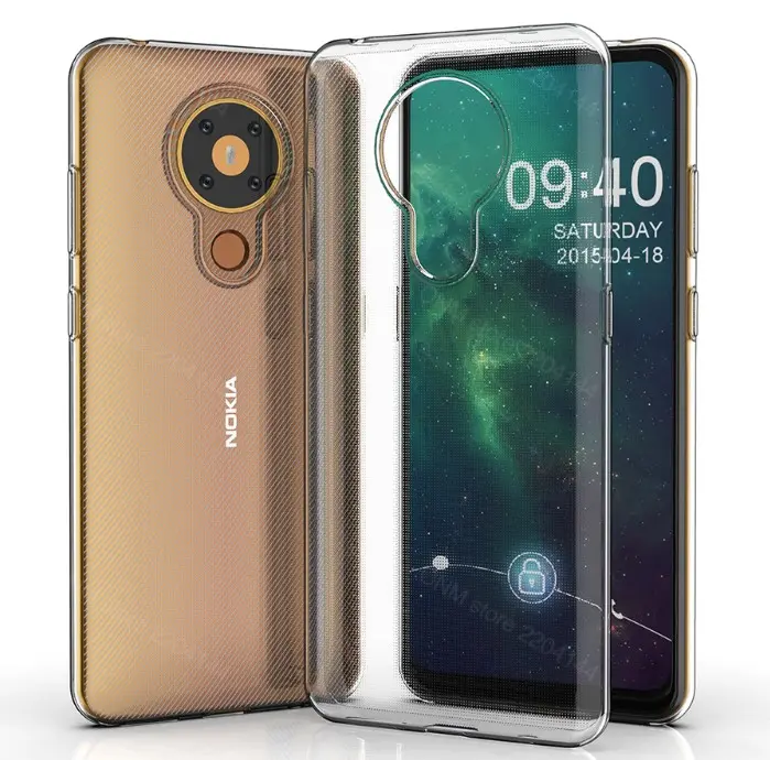 Průhledné silikonové pouzdro Nokia 5.3
