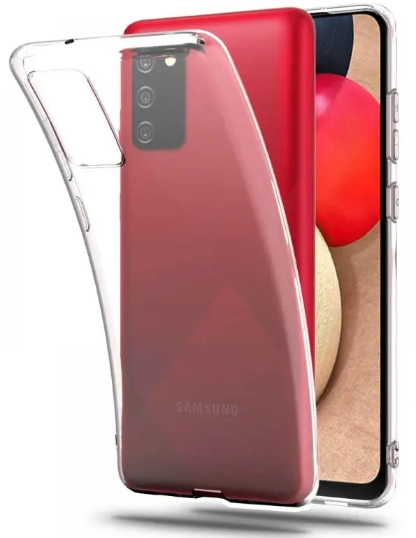 Průhledné silikonové pouzdro Samsung Galaxy A02s, A025