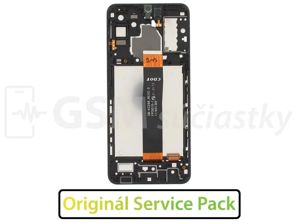 Samsung A326B Galaxy A32 5G LCD displej + Dotykové sklo a Rám Originál