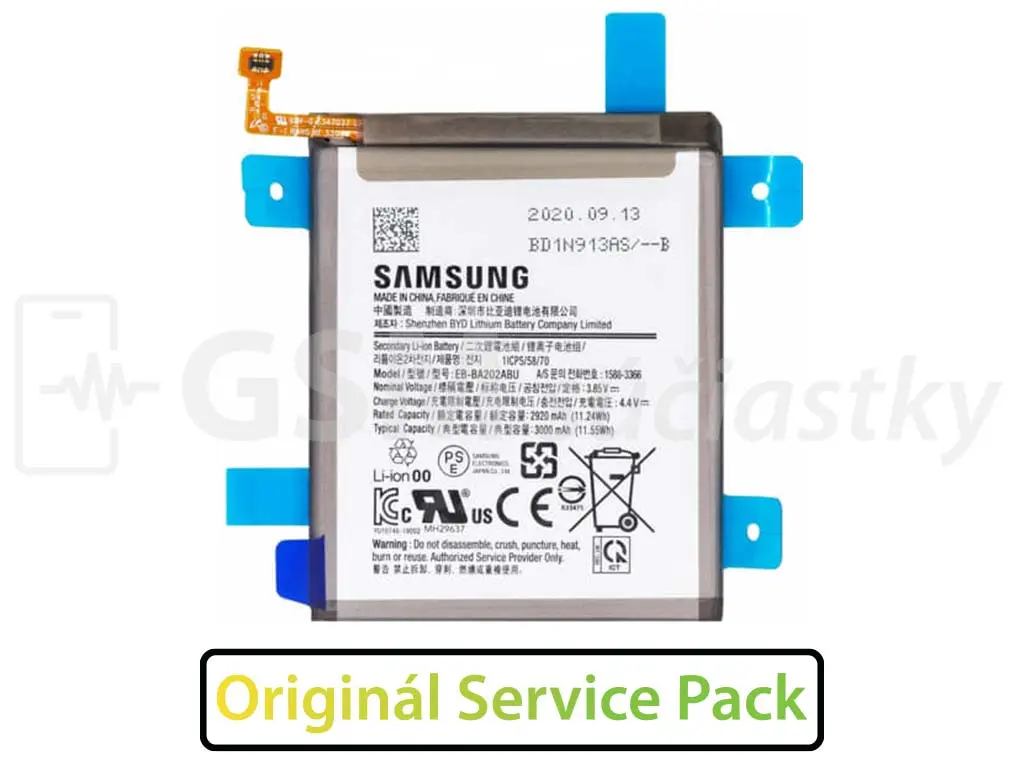 Baterie Samsung A202 Galaxy A20e BA202ABU Originál