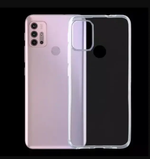 Průhledné silikonové pouzdro Motorola Moto G10, G20, G30