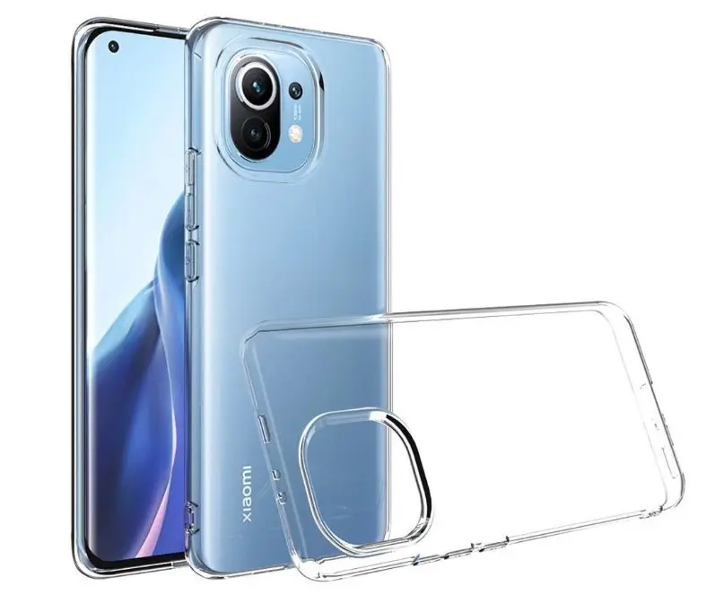 Průhledné silikonové pouzdro Xiaomi 11 Lite 5G NE, Mi 11 Lite